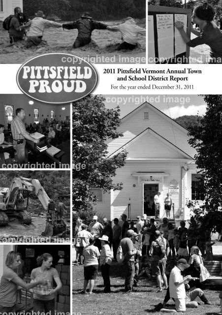 2011 Pittsfield Vermont Annual Town And School District Keva Co