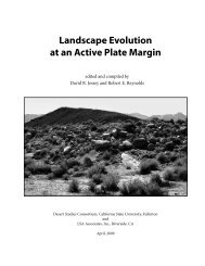 Landscape Evolution at an Active Plate Margin - Biological Science ...