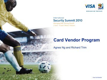 Card Vendor Program - Visa Asia Pacific