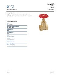 Brass Gate Valves - Western Gauge and Instruments Ltd.