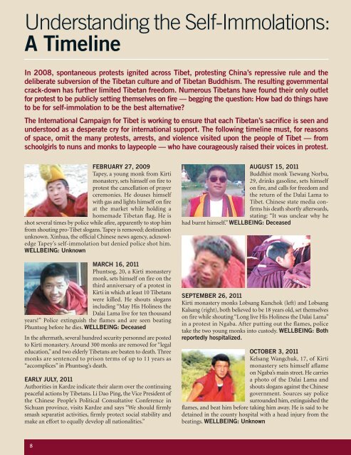 download the entire issue as a PDF. - International Campaign for Tibet