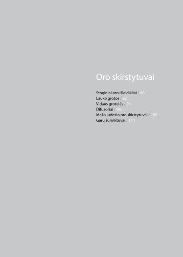 Oro skirstytuvai - komfovent