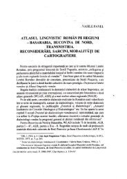 ATLASUL LINGVISTIC ROMAN PE REGIUNI - Dacoromania