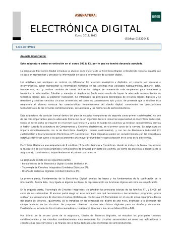 ELECTRÃNICA DIGITAL - Departamento de IngenierÃ­a ElÃ©ctrica ...