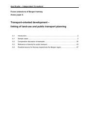 linking of land-use and public transport planning - Bergen kommune