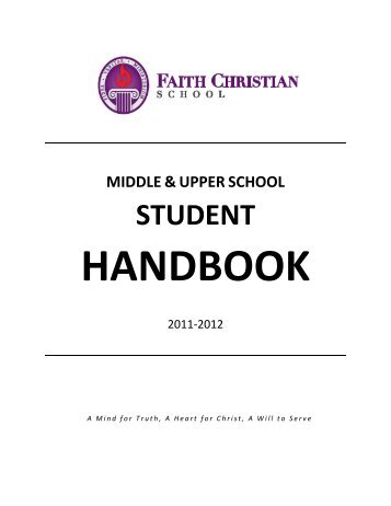STUDENT - Faith Christian School
