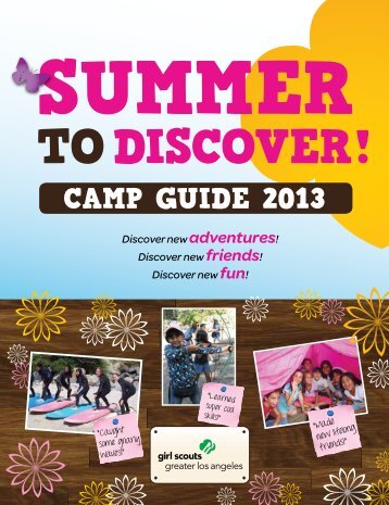 CAMP GUIDE 2013 - Girl Scouts of Greater Los Angeles