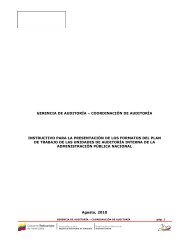 gerencia de auditoría - Superintendencia Nacional de Auditoría ...