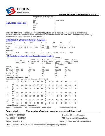 39NiCrM03 steel plate - Steel plate & sheet