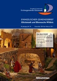 gemeindebrief_76.pdf [881.1 KByte] - Kirchengemeinde GlÃ¼ckstadt