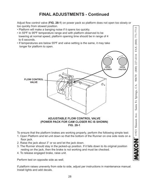 INSTALLATION MANUAL RC-2B RC-3B RC-4B RC-5B RC ... - Maxon