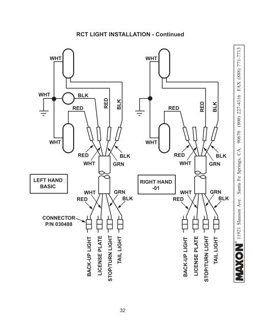 INSTALLATION MANUAL RC-2B RC-3B RC-4B RC-5B RC ... - Maxon