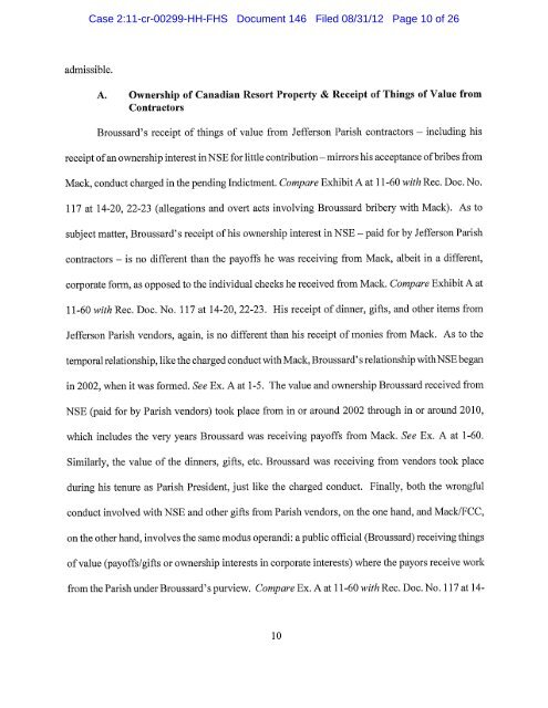 Case 2:11-cr-00299-HH-FHS Document 146 Filed 08 ... - NOLA.com