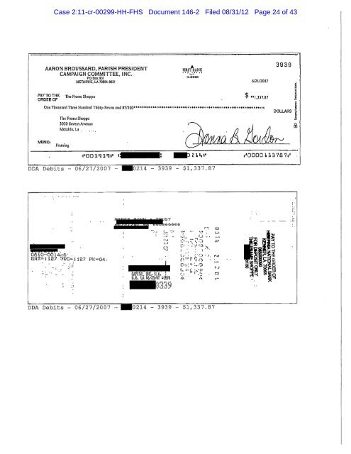 Case 2:11-cr-00299-HH-FHS Document 146 Filed 08 ... - NOLA.com