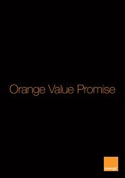 Orange Value Promise
