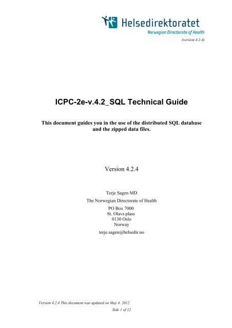 ICPC-2e-v.4.2_SQL Technical Guide - KITHs