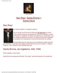 Santa Alicia - Vidas ejemplares