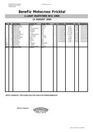 Benefiz Motocross Fricktal 2.LAUF OLDTIMER BIS 1965