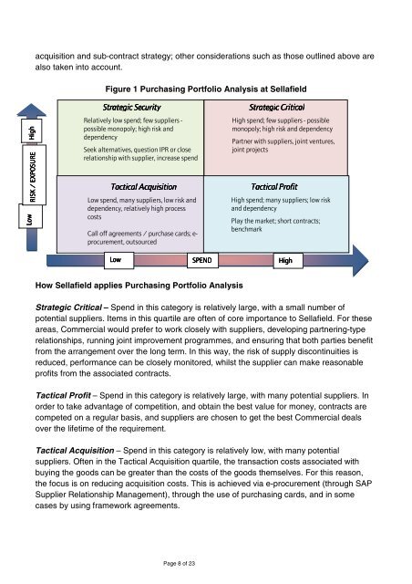 Procurement Plan Strategy - Sellafield Ltd