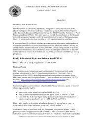 Letter to Chief State School Officers (PDF) - U.S. Department of ...