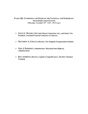 Presentation - National Surface Transportation Policy and Revenue ...