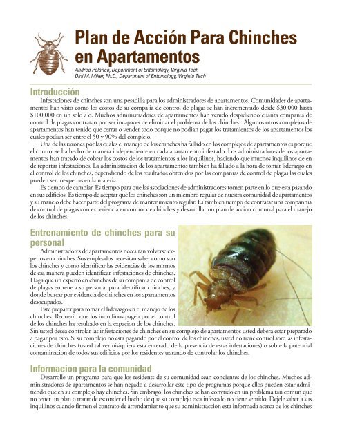 Plan de Acción Para Chinches en Apartamentos