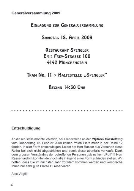 Informationsblatt der Region Basel Ausgabe 01/09 - syndicom ...