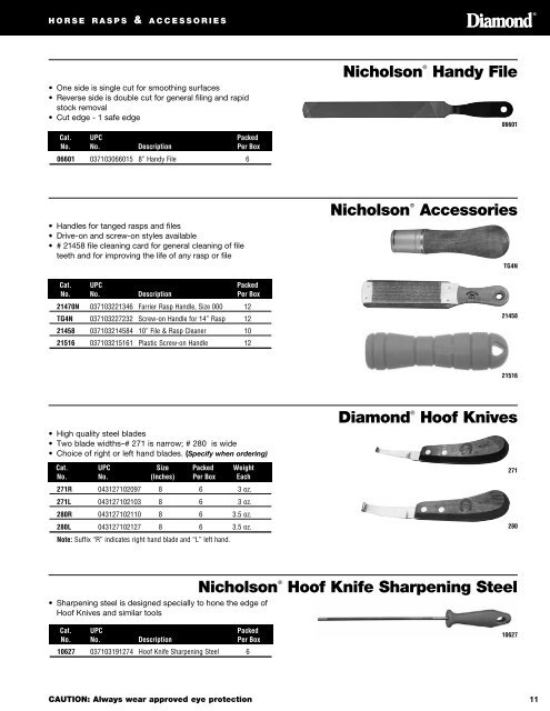 Horseshoes & Farrier Tools - Cooper Hand Tools