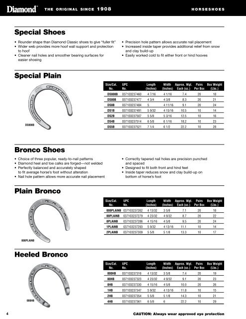 Horseshoes & Farrier Tools - Cooper Hand Tools