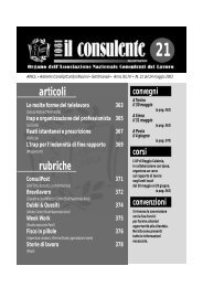 N. 21 del 24 maggio 2003 368 il consulente 1081 - Ancl