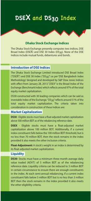 page 01 - Dhaka Stock Exchange