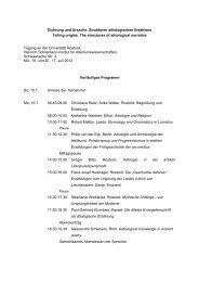 Dichtung und Ursache - Heinrich Schliemann-Institut fuer ...