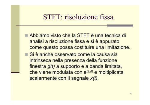 Short Time Fourier Transform