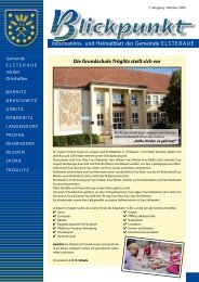 Geburtstagsglückwünsche - Gemeinde Elsteraue