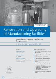 Renovation and Upgrading of Manufacturing Facilities