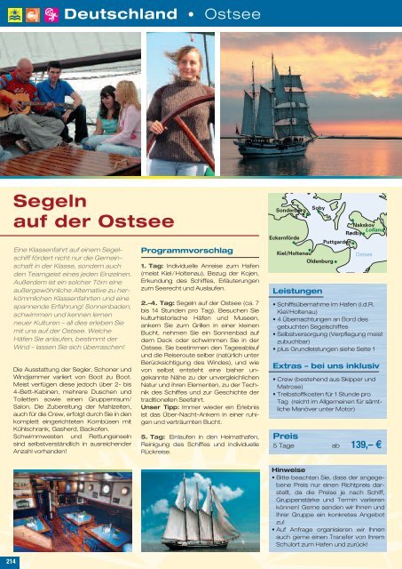 Segeln auf der Ostsee - Die Schulfahrt