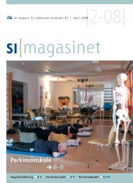 SI Magasinet nr 2-2008 - Sykehuset Innlandet HF