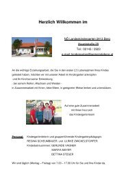 Zum Info-Blatt des Kindergartens - Gemeinde Berg