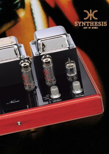 15W Integrated Stereo Tube Amplifier - SYNTHESIS Art In Music