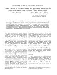 Neural Correlates of Direct and Reflected Self-Appraisals in ...