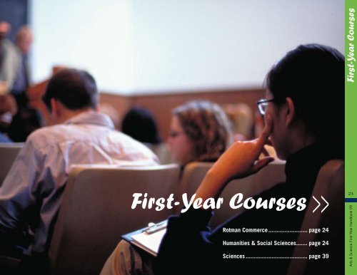 First-Year Handbook 2009/10 - Woodsworth College - University of ...