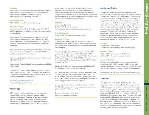 First-Year Handbook 2009/10 - Woodsworth College - University of ...