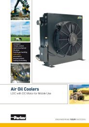 Air oil coolers LDC with DC motor for mobile use - Olaer.de