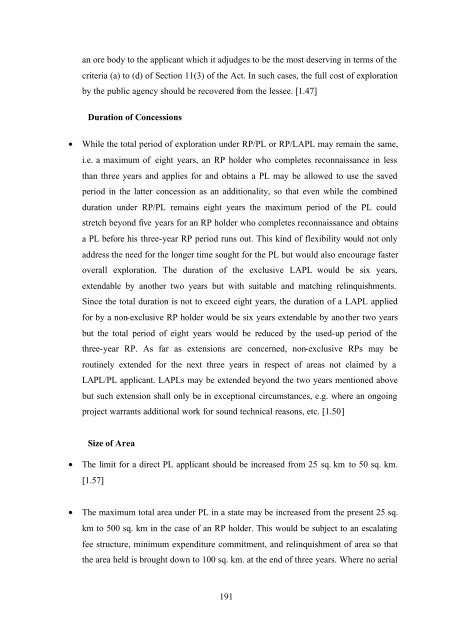 National Mineral Policy 2006 - Department of Mines