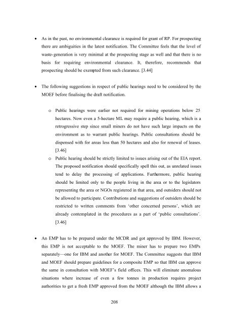 National Mineral Policy 2006 - Department of Mines