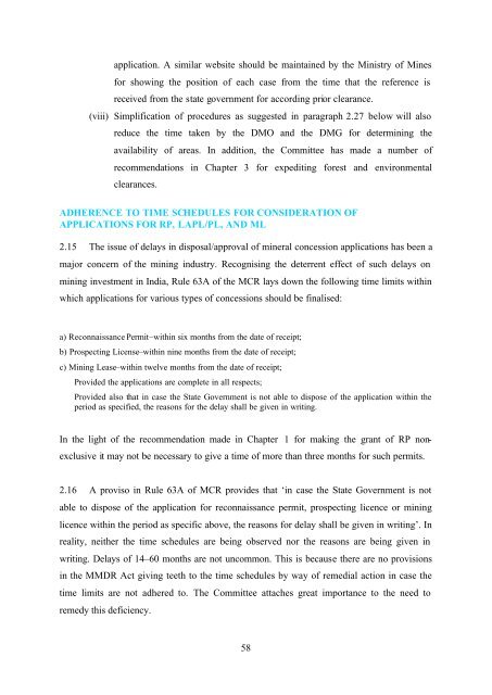 National Mineral Policy 2006 - Department of Mines