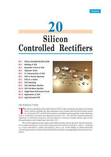 20. Silicon Controlled Rectifiers - Talking Electronics