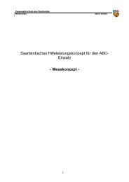 Messkonzept - ABC-Einsatzhandbuch