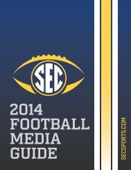 2014 SEC Football Media Guide PDF