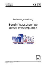 Benzin-Wasserpumpe Diesel-Wasserpumpe - WilTec